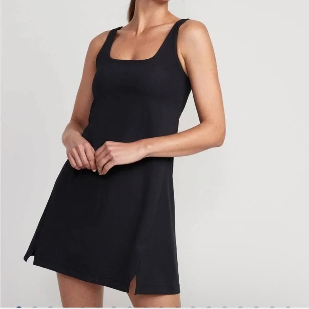 PowerSoft Sleeveless Shelf-Bra Support Dress - XL